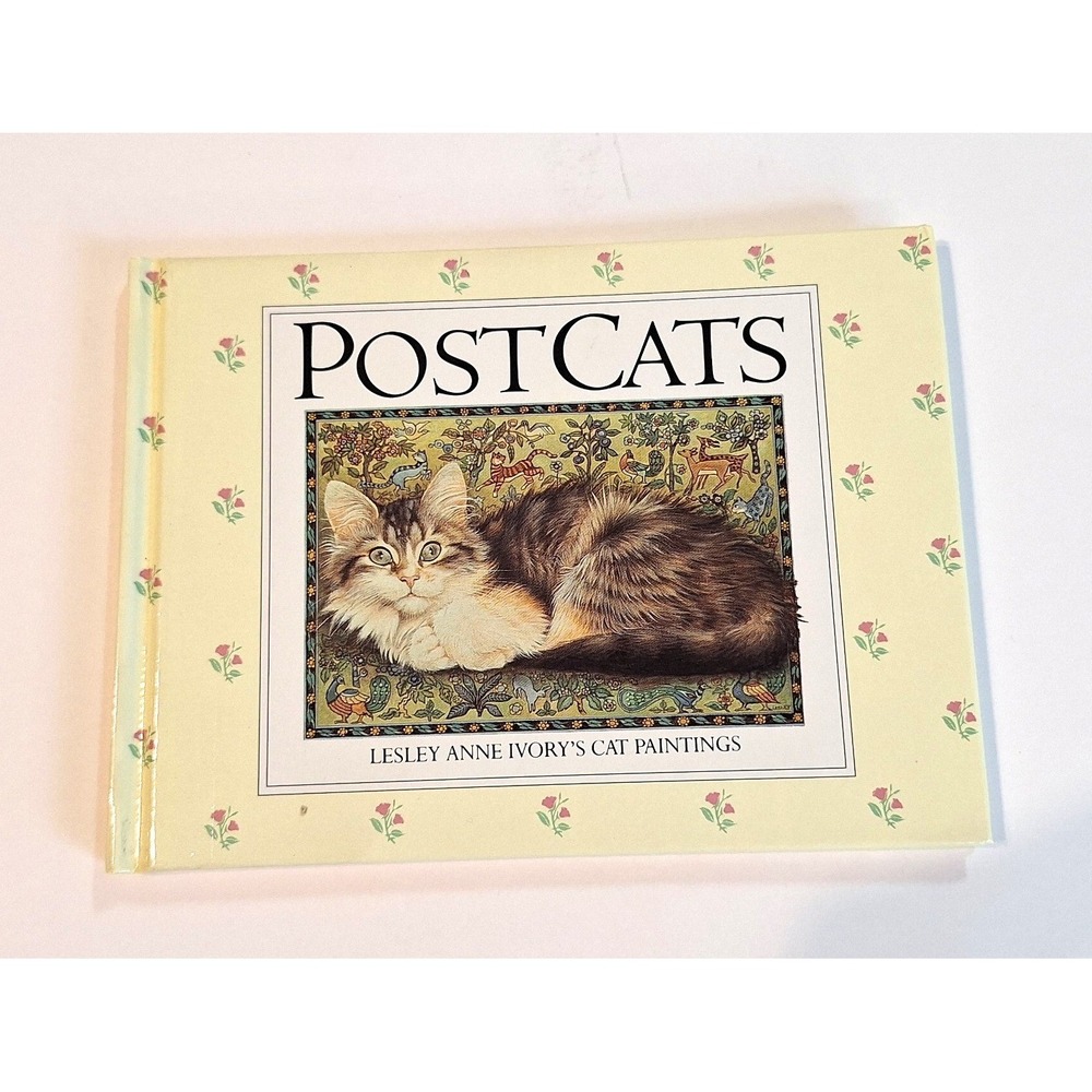 Lesley Anne Ivory PostCats Book and 15 Postcard Set Sealed 1989 First Edition - Picture 6 of 8